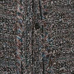 Pre Owned M Missoni Black Tweed Button Front Cardigan M