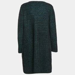 مملوكة مسبقًا M Missoni Multicolor Patterned Knit Long Cardigan M