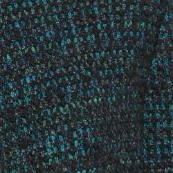 مملوكة مسبقًا M Missoni Multicolor Patterned Knit Long Cardigan M