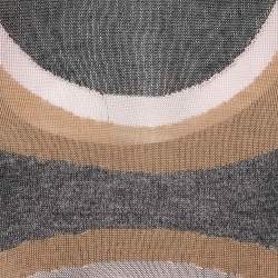 M Missoni Multicolor Pattern Wool Blend Knit Knee-Length Dress S