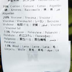 Pre Owned M Missoni Multicolor Patterned Knit Ruffled Midi Dress L