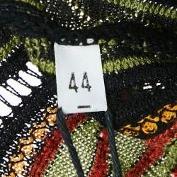 Pre Owned كارديان إم ميسوني تريكو بنقشة متعددة الألوان طويلة مقاس وسط - ميديوم