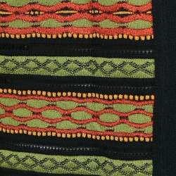 Pre Owned كارديان إم ميسوني تريكو بنقشة متعددة الألوان طويلة مقاس وسط - ميديوم