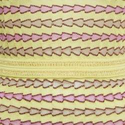 M Missoni Multicolor Patterned Lurex Knit Sleeveless Short Dress M