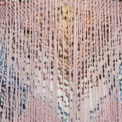 مملوكة مسبقًا Missoni Multicolor Patterned Knit Sleeveless Fringed Top M