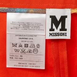 M Missoni Orange Cotton Pocket Detail Shorts S