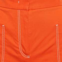 M Missoni Orange Cotton Pocket Detail Shorts S