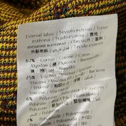 Pre Owned M Missoni Multicolor Patterned Knit Midi Dress M