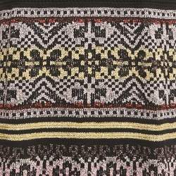 M Missoni Metallic/Black Lurex Knit Sleeveless Dress S
