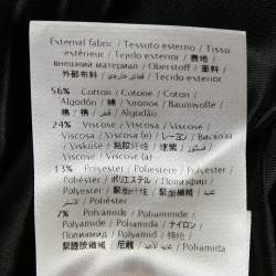 Pre Owned M Missoni Pink/Black Chevron Pattern Knit Long Sleeve Dress M