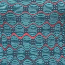 M Missoni Teal Blue Patterned Knit Maxi Dress S