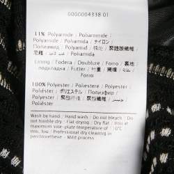 Pre Owned M Missoni Black Patterned Flared Short Skirt S