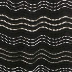 Pre Owned M Missoni Black Patterned Flared Short Skirt S