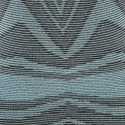 M Missoni Blue Lurex Knit Short Dress S
