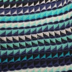 M Missoni Multicolor Knit Midi Dress S