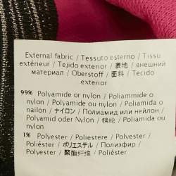 Pre Owned M Missoni Purple Lurex Knit Sleeveless Bodycon Dress S