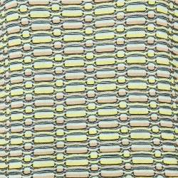 Pre Owned فسـتان إيم ميزوني تريكـو مزخـرف أ زرق/متعدد الألوان متوسط الطول مقـاس كبيـر (لارج)