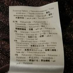 مملوكة مسبقًا بنطلون م ميسوني لوريكس تريكو مزخرف أر جواني نمط مترهل مقاس متوسط (ميديم)