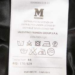 Pre Owned M Missoni Red Lurex Knit Pants M