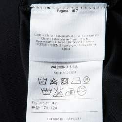 Pre Owned M Missoni Multicolor Patterned Lurex Knit Pants & Cardigan Set M