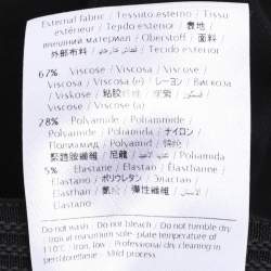 Pre Owned M Missoni Black Jersey Legging Trousers S