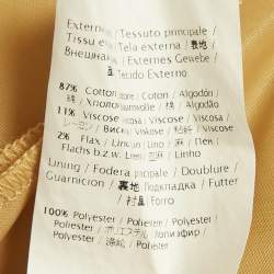 Pre Owned M Missoni Multicolor Zig Zag Rib knit Maxi Dress M 