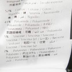 Pre Owned M Missoni Blue/Multicolor Patterned Knit Maxi Skirt S