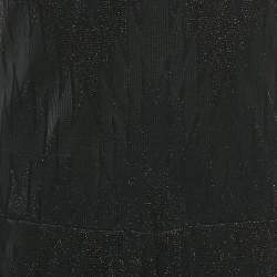 Pre Owned M Missoni Black Jacquard Lurex Knit Sleeveless Jumpsuit S