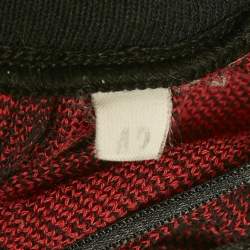 Pre Owned M Missoni Multicolor Knit Pleated Mini Skirt M