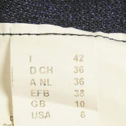 Pre Owned M Missoni Multicolor Knit Pleated Mini Skirt M