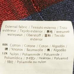 Pre Owned M Missoni Multicolor Knit Pleated Mini Skirt M