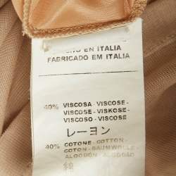 Pre Owned M Missoni Multicolor Pattered Knit Maxi Dress M