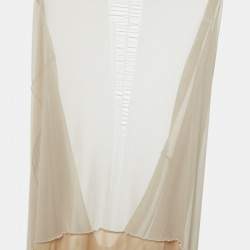 Pre Owned M Missoni Multicolor Pattered Knit Maxi Dress M