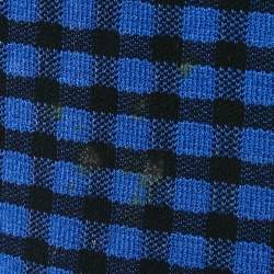 Pre Owned M Missoni Blue Checks Stretch Knit Round Neck Top M