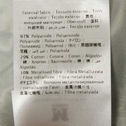 Pre Owned M Missoni Grey Lurex Knit Cross Back Detailed Maxi Dress L