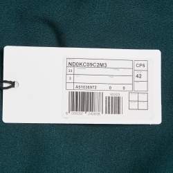 Pre Owned M Missoni Teal Blue Stretch Knit Crewneck Sweatshirt M