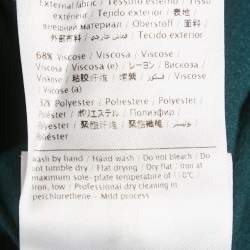 Pre Owned M Missoni Teal Blue Stretch Knit Crewneck Sweatshirt M