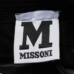 Pre Owned M Missoni Multicolor Patterned Knit Maxi Skirt M