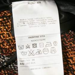 Pre Owned M Missoni Multicolor Patterned Lurex Knit Mini Dress S