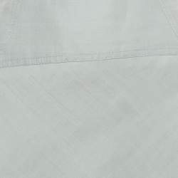 Pre Owned M Missoni Mint Green Ramie & Silk Mini Skirt M