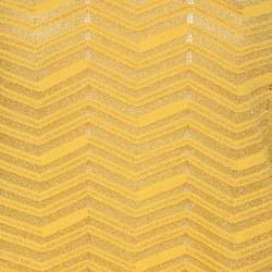 Pre Owned M Missoni Yellow Lurex Knit Top M