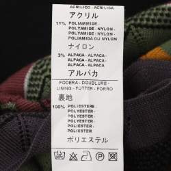 Pre Owned M Missoni Multicolor Zig Zag Knit Mini Dress M