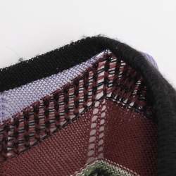 Pre Owned M Missoni Multicolor Zig Zag Knit Mini Dress M