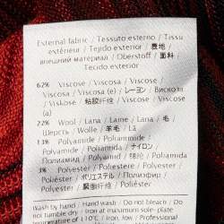 Pre Owned M Missoni Multicolor Patterned Knit Top M