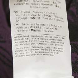 Pre Owned M Missoni Purple Floral Patterned Stretch Knit Mini Dress S