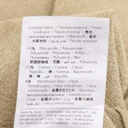 مملوكة مسبقًا M Missoni Gold Lurex Knit Tops and Pants Set L