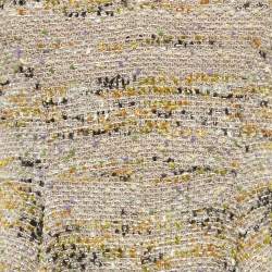 Pre Owned M Missoni Multicolored Lurex Knit Sleeveless Pleated Mini Dress M