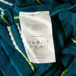 Pre Owned تي شيرت حياكة موجة خضراء بحر إم ميزوني مقاس كبير - لارج