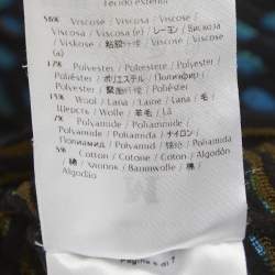 Pre Owned فستان إم ميزوني ميتاليك دوبى منسوج متعدد الألوان ماكسي صغير