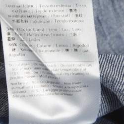 Pre Owned M Missoni Blue Chambray Denim Ruffle Mini Dress XS